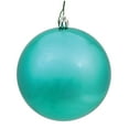 thumbnail image 1 of Vickerman 6" Sea Foam Shiny Ball Ornament, 4 per Bag, 1 of 5
