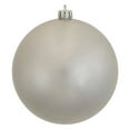 thumbnail image 1 of Vickerman 6" Silver Candy Ball Ornament, 4 per Bag, 1 of 2