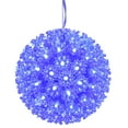 thumbnail image 1 of Vickerman 6" Starlight Sphere Christmas Ornament with Blue Wide Angle LED Lights, 1 of 3