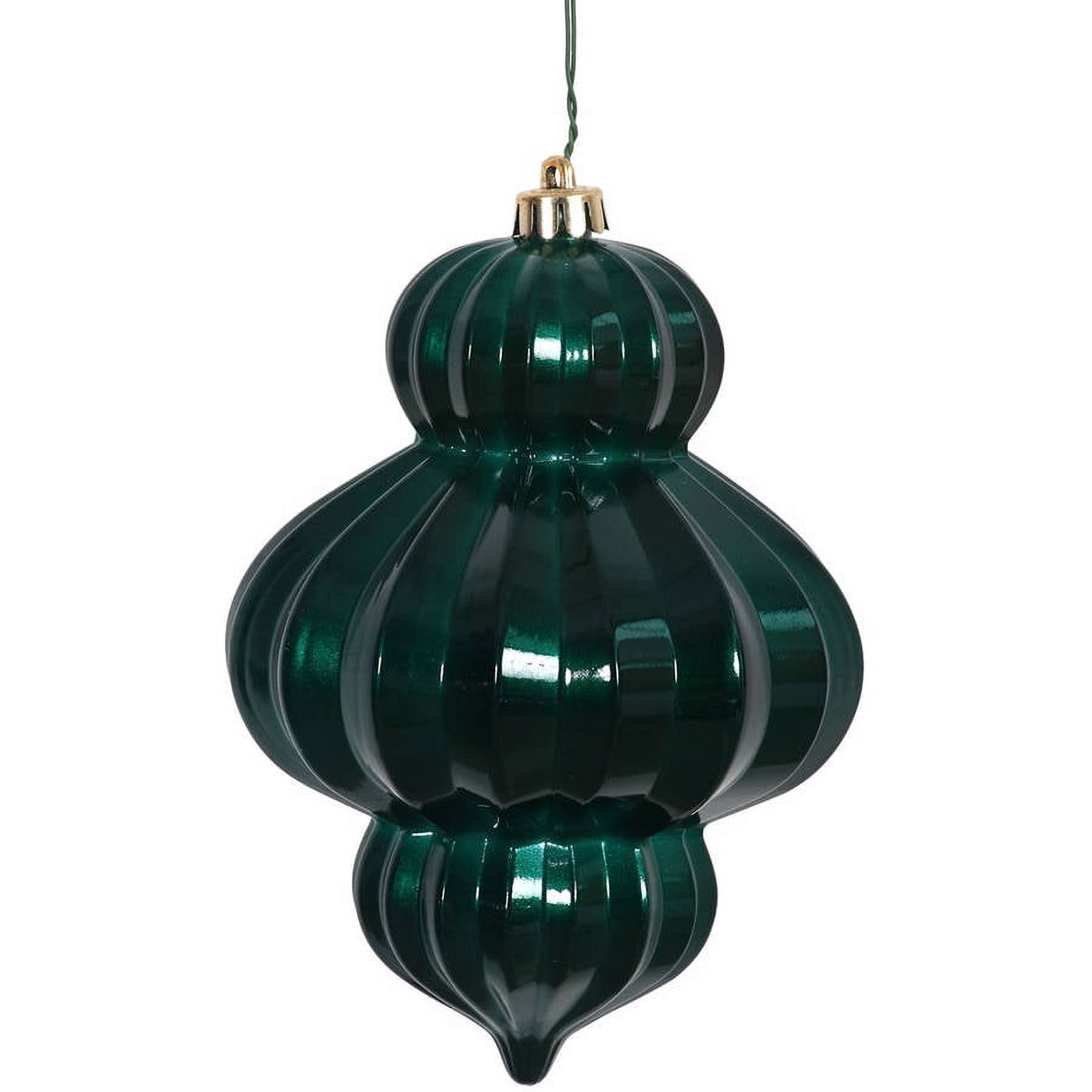 Vickerman 6" Teal Candy Lantern with UV-Resistant Finish and Pre-Drilled Cap, Set of 3 - image 1 of 2
