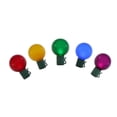 thumbnail image 1 of Vickerman 10 Light Multi-colored G30 LED Light Set. Featuring 10 Multi-color G30 LED Lights on Green Wire End Connecting 6" Bulb Spacing 6 Feet Long, 1 of 2