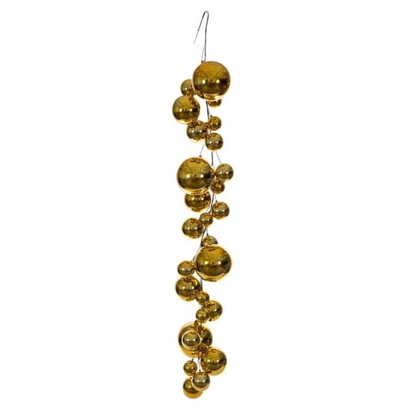 Vickerman N251708 6 ft. Gold Ball Branch Garland