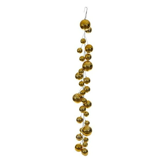 Vickerman N251508 6 ft. Gold Ball Branch Garland