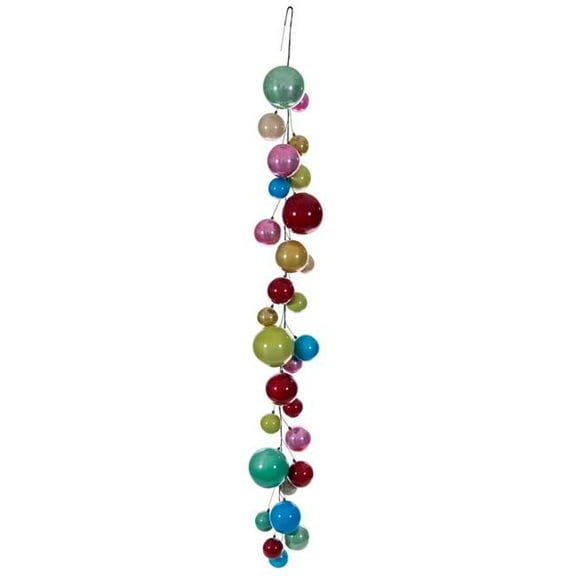 Vickerman N250594 6 ft. Multicolor Ball Branch Garland - 4-6 in.