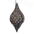 thumbnail image 1 of Vickerman 6" x 3" Multi-color Sequin Glitter Diamond Drop Christmas Ornament, 4 pieces per bag, 1 of 3