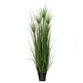 thumbnail image 1 of Vickerman 60" Artificial Potted Green Straight Grass and Cattails., 1 of 3