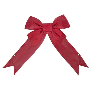 Vickerman 60" Red Nylon Outdoor Christmas Bow