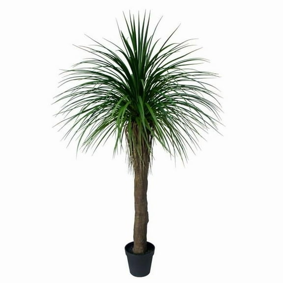 Vickerman FE251750UV 62 in. Yucca Tree in Plastic Pot, Green