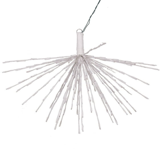 Vickerman 240Lt x 32" White Starburst Warm White 5mm Twinkle LED Lights.