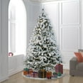 thumbnail image 1 of Vickerman 7.5' Flocked Alaskan Pine Artificial Christmas Tree, Warm White Single Mold  LED  lights, 1 of 5