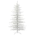 thumbnail image 1 of Vickerman 7.5' Flocked Twig Artificial Christmas Tree, Unlit, 1 of 4