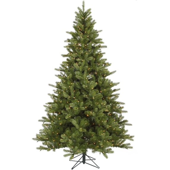 Vickerman 7.5' King Spruce Artificial Christmas Tree, Clear Dura-Lit® Lights