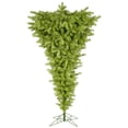 thumbnail image 1 of Vickerman 7.5' Lime Upside Down Artificial Christmas Tree, Unlit, 1 of 3