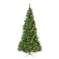 thumbnail image 1 of Vickerman 7.5' Prelit Artificial Christmas Tree Slim Jack Pine - Clear LED Lights, 1 of 2