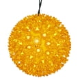 thumbnail image 1 of Vickerman 7.5" Starlight Sphere Christmas Ornament with 100 Gold Wide Angle LED Lights, 1 of 3