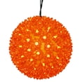 thumbnail image 1 of Vickerman 7.5" Starlight Sphere Christmas Ornament with 100 Orange Wide Angle LED Lights, 1 of 3