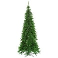 thumbnail image 1 of Vickerman 7.5' Tinsel Green Fir Slim Artificial Christmas Tree, Unlit, 1 of 2