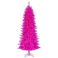 thumbnail image 1 of Vickerman A243775 7.5 ft. x 40 in. Hot Pink Tree 1185 Tips Christmas Tree, 1 of 1