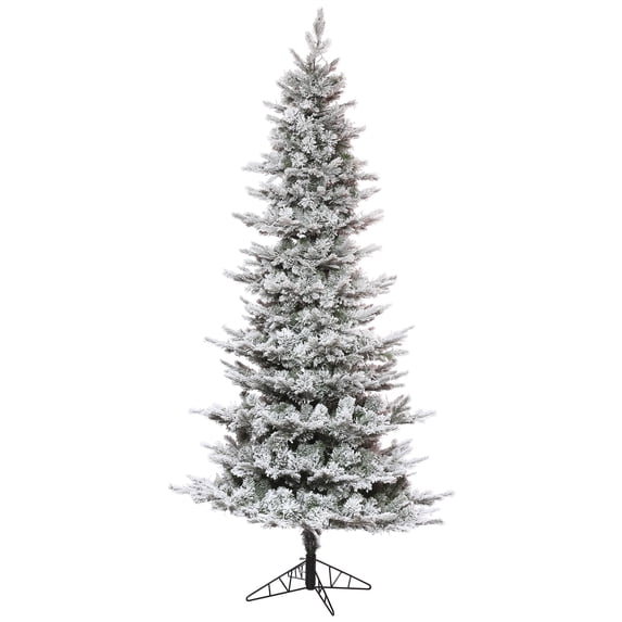 Vickerman 7.5' x 45" Flocked Kiana Artificial Christmas Tree, Unlit