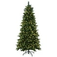 thumbnail image 1 of Vickerman 7.5' x 45" Southern Mixed Spruce Artificial Christmas Tree, Dura-Lit® Clear Incandescent Mini Lights, Faux Christmas Tree, Seasonal Indoor Home Decor, 1 of 2