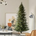 thumbnail image 1 of Vickerman 7.5' x 48" Kamas Fraser Fir Artificial Christmas Tree with 3mm LED Color Changing Lights, 1 of 8