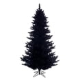 thumbnail image 1 of Vickerman 7.5' x 53" Flocked Black Fir Artificial Unlit Christmas Tree., 1 of 3