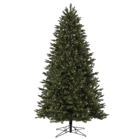 Vickerman 7.5' x 55" Boston Fraser Fir Artificial Christmas Tree, Warm White Dura-lit LED Lights