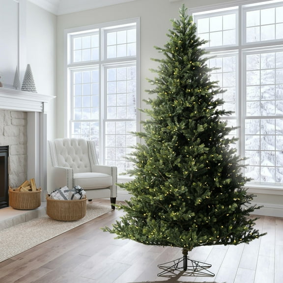 Vickerman 7.5' x 58" Welch Fraser Fir Artificial Christmas Tree with Warm White Dura-lit LED Lights