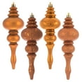thumbnail image 1 of Vickerman 7" Copper 4-Finish Finial Ornament, 8 per Box, 1 of 2
