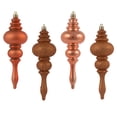thumbnail image 1 of Vickerman 7" Coral 4-Finish Finial Ornament, 8 per Box, 1 of 5