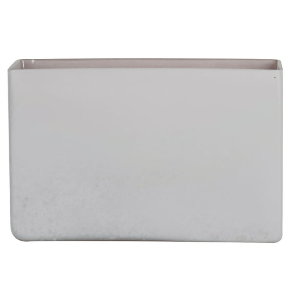 Vickerman 7" Crystal Gray Rectangle Glass Container