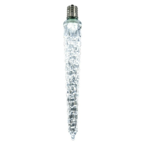 Vickerman 7" LED Cool White Falling Icicle Replacement Bulb