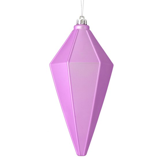 Vickerman 7" Orchid Matte Lantern Christmas Ornament, 4 per Bag