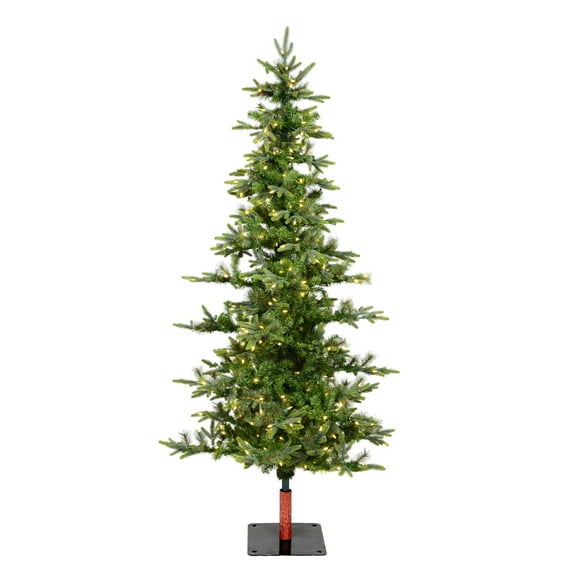 Vickerman 7' Shawnee Fir Artificial Christmas Tree, Warm White LED Dura-lit Lights