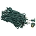 thumbnail image 1 of Vickerman 70 Cool White Wide Angle LED Single Mold light on Green Wire, 35' Christmas Light Strand, 1 of 2