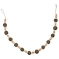 thumbnail image 1 of Vickerman 72" Olive Wood and Felt Pom Pom Garland, 1 of 3