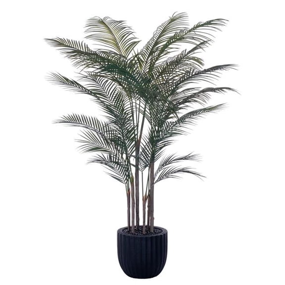 Vickerman FLA250972UV 72 in. Areca Palm Potted UV Plant, Green