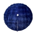 thumbnail image 1 of 72" Plush Midnight Blue Velvet Tree Skir, 1 of 1
