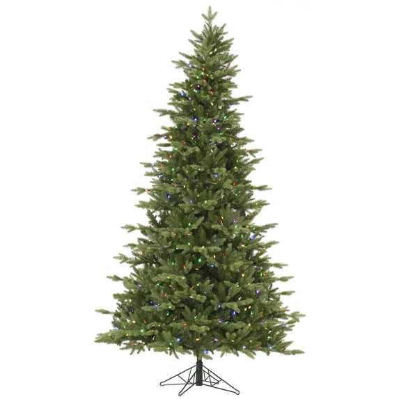 Vickerman 78" Fresh Balsam Multi-Color LED Artificial Christmas Tree in Green