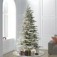 thumbnail image 1 of Vickerman 8.5' Flocked Sierra Fir Artificial Christmas Tree with Warm White Single Mold LED lights, 1 of 7