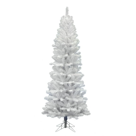 Vickerman 8.5' White Salem Pencil Pine Artificial Christmas Tree, Unlit
