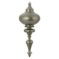 thumbnail image 1 of Vickerman 8.7" x 3.5" Wrought Iron Matt Finial 3Bg, 1 of 6