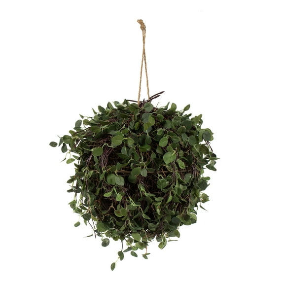 Vickerman 8" Artificial Green Angel Vine kissing ball.