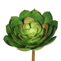 Vickerman 8" Artificial Green Succulent Stem, Set of 3