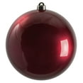 thumbnail image 1 of Vickerman 8" Berry Red Candy Ball Ornament, 1 of 7