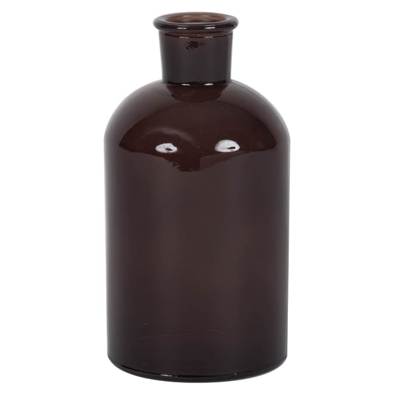 Vickerman 8" Black Painted Glass Bottle Set of 2