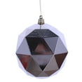 thumbnail image 1 of Vickerman 8" Cafe Latte Geometric Ball Ornament Featuring a Shiny Finish., 1 of 2