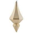 thumbnail image 1 of Vickerman 8" Champagne Candy Finish Diamond Finial Ornament, Pack of 2, 1 of 6