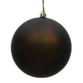thumbnail image 1 of Vickerman 8" Chocolate Matte Ball Ornament, 1 of 5