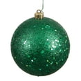 thumbnail image 1 of Vickerman 8" Emerald Sequin Ball Ornament, 1 of 2